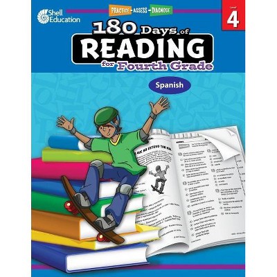 180 Days of Reading for Fourth Grade (Spanish) - (180 Days of Practice) by  Margot Kinberg (Paperback)