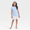 Girls' Short Sleeve Solid T-Shirt - Cat & Jack™ - 3 of 3