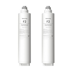 Waterdrop WD-F2 Filter, Replacement for All WD-X-series RO System, WD X12-Basic and Alkaline, WD-X16,6-month Lifetime (Pack of 2) - 1 of 4