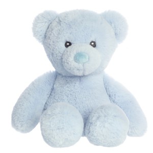 ebba Fur-Ebba 13" Kori Bear Blue Stuffed Animal - 1 of 4