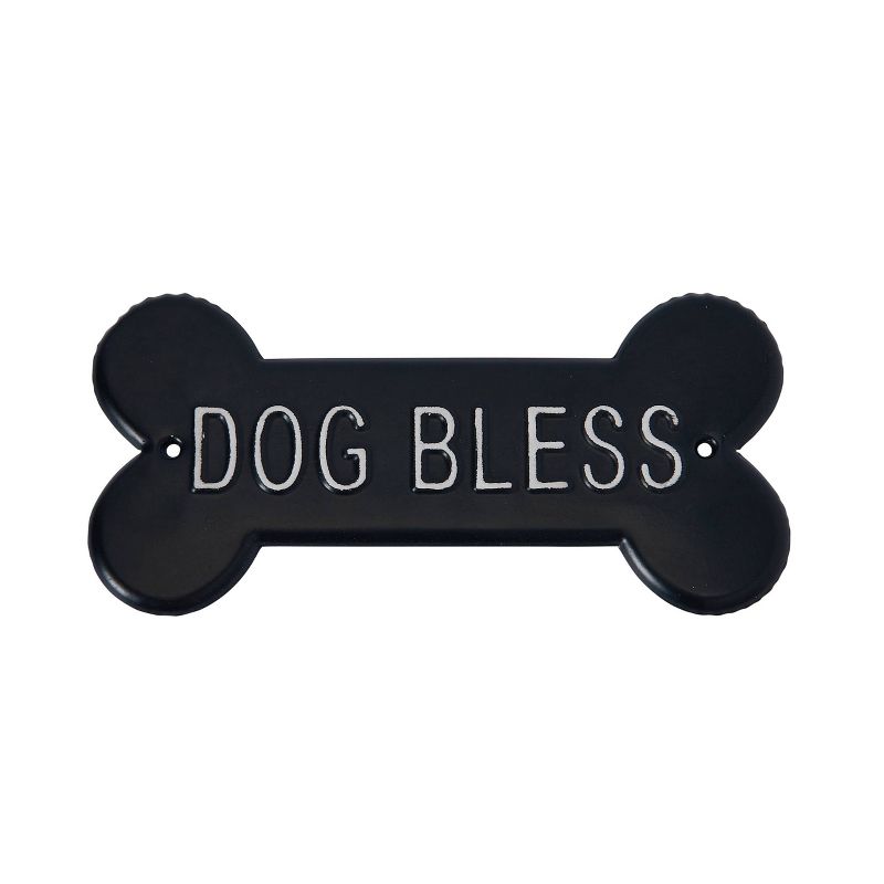 Storied Home Decorative Metal Dog Bless Wall Sign, 1 of 6