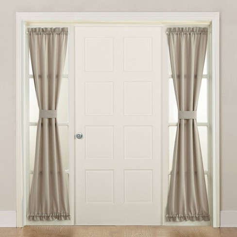72 X26 Seymour Energy Efficient Front, Front Door Sidelight Curtain Panels