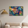 Art Remedy Relaxing Lion Tropical Jungle Animals Wall Art Framed - 2 of 4