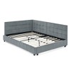 PDTEND Full Size Upholstered Tufted Sofa Bed Frame with Comfortable Backrest - 2 of 4