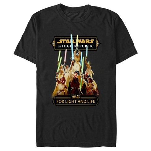 Claire road sufficient Men's Star Wars The High Republic Jedi For Light And Life T-shirt : Target