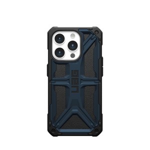 UAG iPhone 15 Pro Case Monarch Series, Premium Carbon Fiber/Leather Inlay - 1 of 4