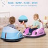 Kids Ride on Bumper Car, 12V Battery Powered Bumper Car with Remote Control, Electric Bumping Toy with 360 Degree Spin, Music, LED - 4 of 4