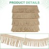 Unique Bargains Polyester Boho Durable Multipurpose Curtain Fringe Trim 2.4 Inch 1 Pc - 2 of 4