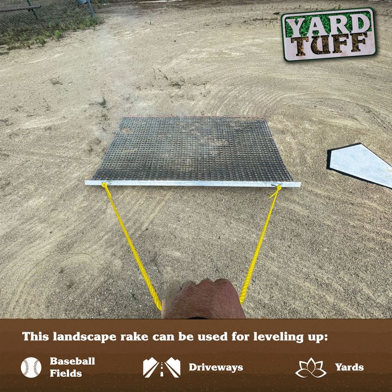 Yard Tuff ATV/UTV Zinc & Steel Field Surface Leveling Drag Mat, 2 of 7