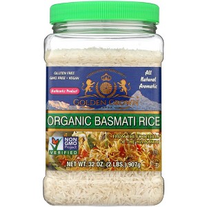 Golden Crown Rice Basmati Organic - Count of 4 - 32oz - 1 of 1