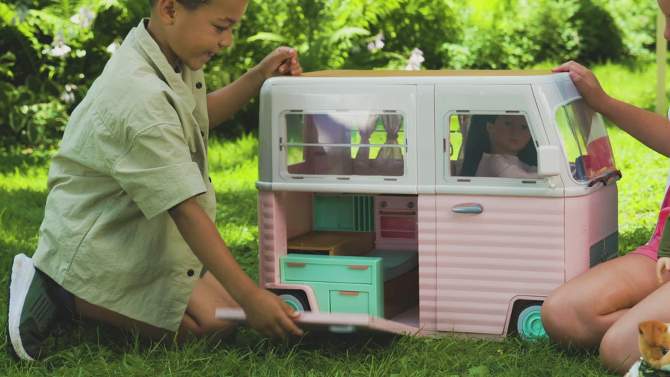 Our Generation Country Cruising RV Camper Vehicle Playset for 18&#34; Dolls, 2 of 22, play video