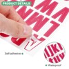 Unique Bargains Vinyl Self Adhesive Waterproof Durable Mailbox Numbers Stickers 8 Sheets - 2 of 4