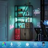 Bar Cabinet with Wine Rack, Wine Rack with Glass Bracket and LED Light, Sideboard, Family Bar, Controlled by Mobile Phone App, Which Can Play Music - 3 of 4