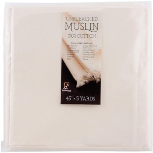 Jack Richeson Unbleached Muslin, 45 Inches x 5 Yards - 1 of 4