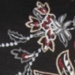 black pretty embroidery