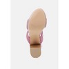 Mille Feux Suede Slip On Block Heeled Sandal - 3 of 4