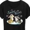 Women's - Disney - Christmas - Snowy Bunny Kisses Short Sleeve Graphic T-Shirt - 2 of 4