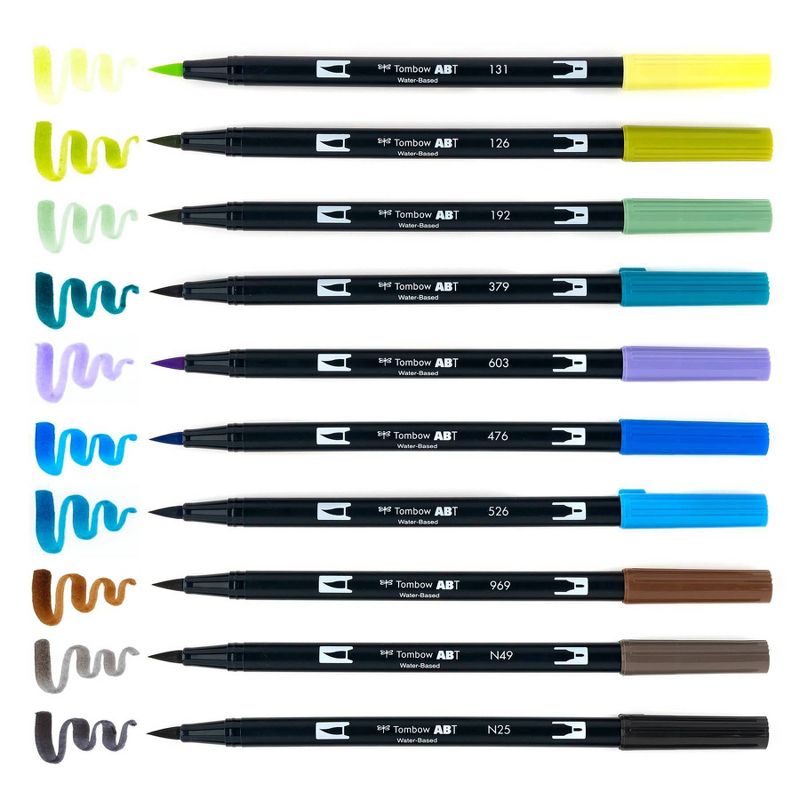Tombow 10ct Dual Brush Pen Art Markers - Landscape, 6 of 13
