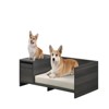 Mewoofun 47" Wide Modern Comfy Pet Bed with Cushion and Side Storage Compartment,33.3"*22"*3" - 2 of 4
