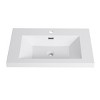 ChicFurnit Bathroom Sinks With Sleek Design And Durable Nonporous Surface Minimalist Lines For Contemporary Homes, White, 29.5"*19.7"*7.3" - 2 of 4