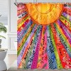 LunaLulinlk Colorful Sunshine Waterproof Fabric Shower Curtain - 4 of 4