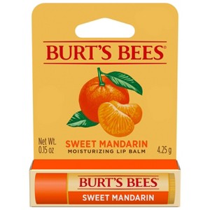 Burt's Bees Moisturizing Lip Balm - Sweet Mandarin - 0.15oz - 1 of 4