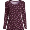 Lands' End Women's Long Sleeve Lightweight Jersey Scoop Neck T-Shirt - 3 of 4