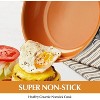 KOCH SYSTEME CS 8 Inch Stainless Steel Frying Pan with Nonstick Copper Ceramic Coating - 2 of 4