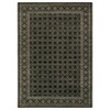 Washable Area Rugs Modern Bordered Floor Cover, Non-Slip Geometric Accent Carpet, Stain-Resistant Low Pile Indoor Mat - 4 of 4