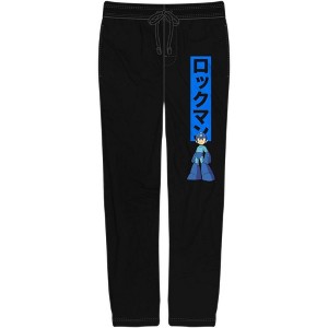 Mega Man Power Up Kanji Text Sleep Pajama Pants - 1 of 2