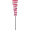 Northlight 7.5" Pink and White Glittered Twist Lollipop Christmas Ornament - 3 of 4