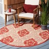 Courtyard CY2714 UV & Stain Resistant Non-Shedding Power Loomed Indoor/Outdoor Rugs - Safavieh - 2 of 3