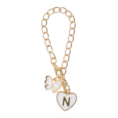 Unique Bargains Butterfly Heart Cup Chain Charm Water Cup Pendant 1 Pc