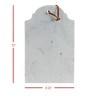 Large White Marble Kitchen Serving Cutting Board - Foreside Home & Garden - 3 of 4
