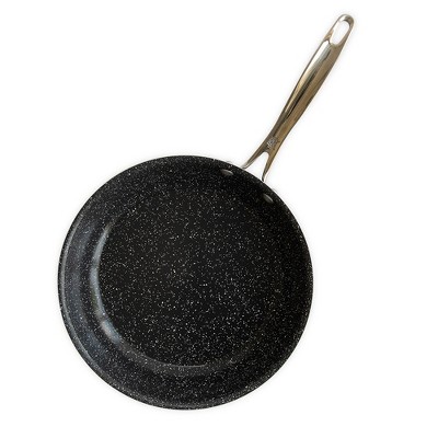 Basalt 10" Black Aluminum Saute Skillet with Ceramic Coating
