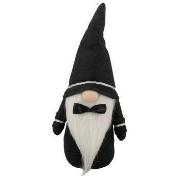Northlight 12.5" Black and White Wedding Day Groom Gnome