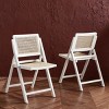 Desiree Cane Folding Dining Chair (Set of 2) - SFV4137 - White/Natural - Safavieh Couture - 4 of 4