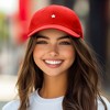 Dalix Lil Star Embroidered Cotton Cap Outdoor Dad Hat Womens - 3 of 4