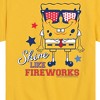 Boys' - SpongeBob SquarePants - Shine Like Fireworks Short Sleeve Graphic T-Shirt - 2 of 4