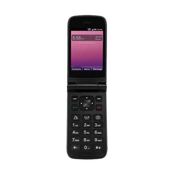 TCL Tracfone Alcatel MyFlip 2 Prepaid Flip Phone Black - 4 GB | 4G  LTE/Wi-Fi Connectivity