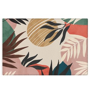Marta Barragan Camarasa Modern tropical sunrise G Outdoor Rug - Deny Designs - 1 of 4