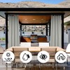 Yescom 54"x84" Outdoor Curtain Panel Drape 2 Pack - 4 of 4