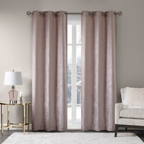 Valor Chenille Grommet Top Blackout Window Curtain Pair Target