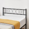homfan Metal Twin Bed Frame with Headboard and Footboard for Girls and Boys, Twin Size Platform Bed Frame, No Box Spring Needed, Black - 4 of 4