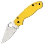 Spyderco Para 3 Salt Lightweight Folding Pocket Knife with CPM Magnacut PlainEdge Blade | Incredible Edge Retention and Corrosion Resistance, Yellow - 3 of 4
