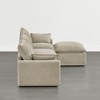Spruce & Spring Modular Couch Oversized Sectional Sofa for Living Room - 3 of 4
