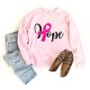 Simply Sage Market Hope Breast Cancer Sweatshirt - 3 of 4