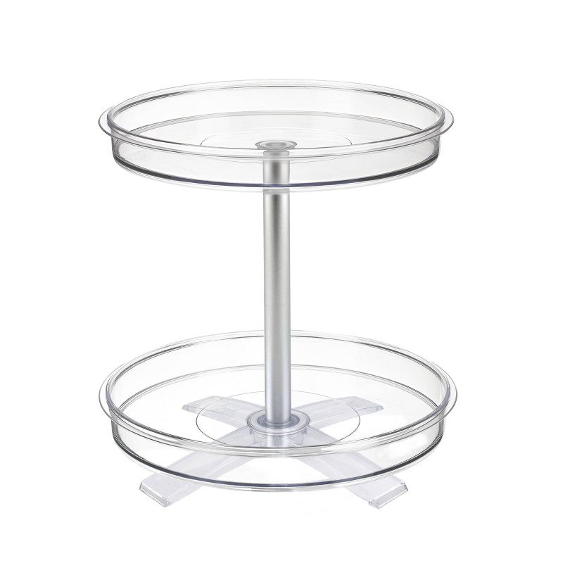 2 Tier Spinner Caddy Clear - Polder, 1 of 7