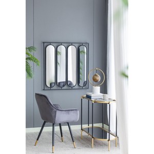 CAVINAS Rectangular Wall Mirrors with Black Frame,Traditional Home Decor Wall-Mounted Mirror,Decorative Mirror for Living Room Bedroom - 1 of 4