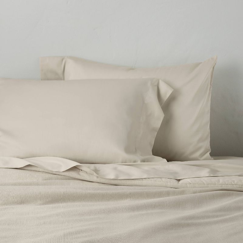300 Thread Count Temperature Regulating Solid Pillowcase Set - Casaluna™, 3 of 6